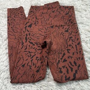 Lululemon Align High-Rise Pant 25" Camo Contour Jacquard Ancient Copper Graphite